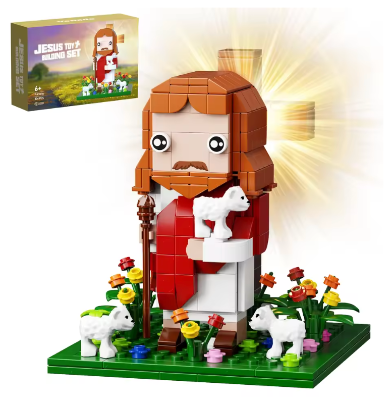 Jesus Brick Building Set